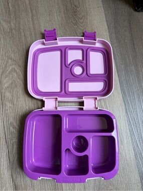 Bento Kids Purple  Divided Lunchbox